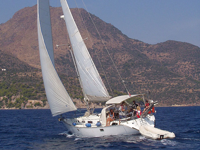 Catamaran zeilen Griekenland